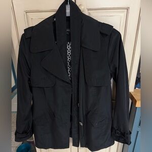 Woman’s Black Belted Jacket